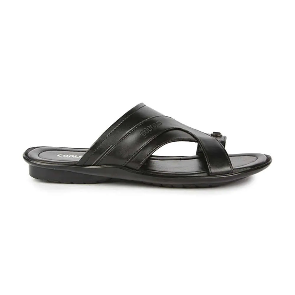 City Streets Coolers Casual (Black) Slippers For Men COOL99-12 By Liberty