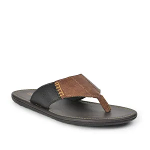 Coolers Casual Tan Slippers For Men AVN-13 By Liberty elastic - strap shoes