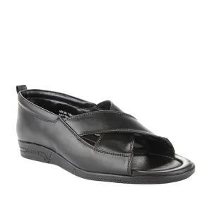 Rocker sole geometry Coolers Formal (Black) Sandals For Men 7194-118 By Liberty