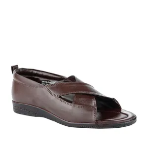 logo - sequined shoes Coolers Formal (Brown) Sandals For Men 7194-118 By Liberty