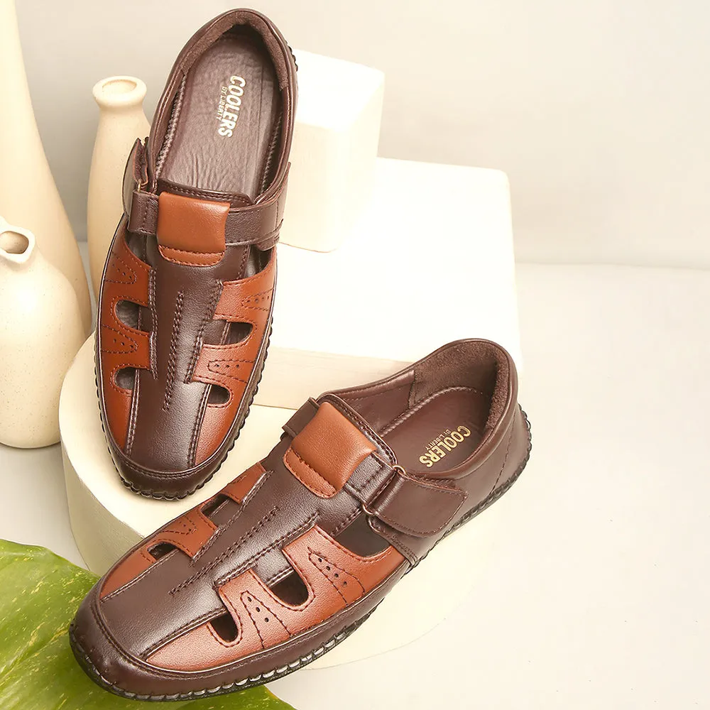 running in fall Coolers Formal (Brown) Sandals For Men BM-6N By Liberty
