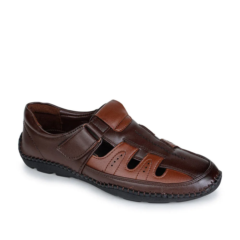 Coolers Formal (Brown) Sandals For Men BM-6N By Liberty Unbeatable value