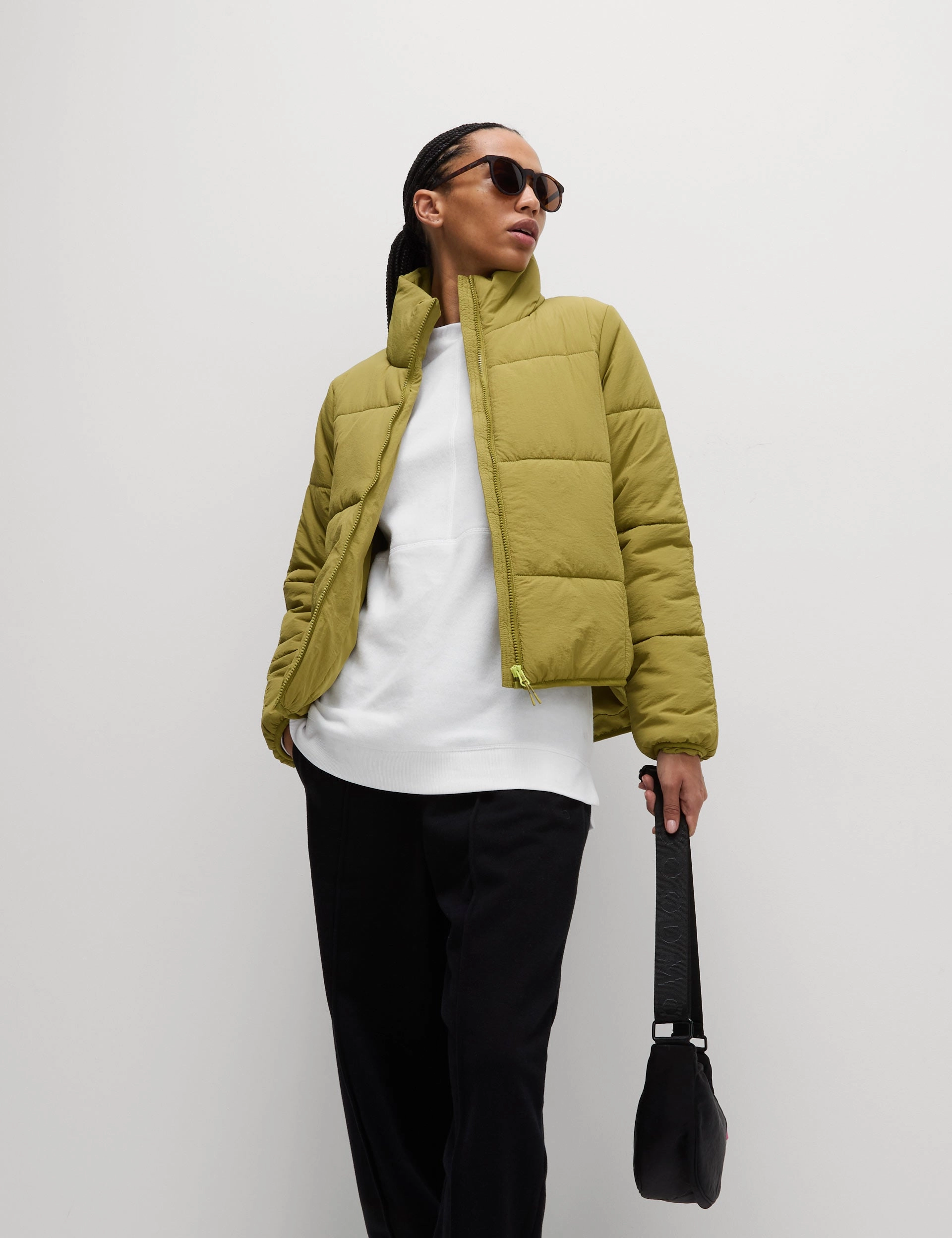 Weekend Style Cotton Rich Brushed Longline Sweatshirt - White