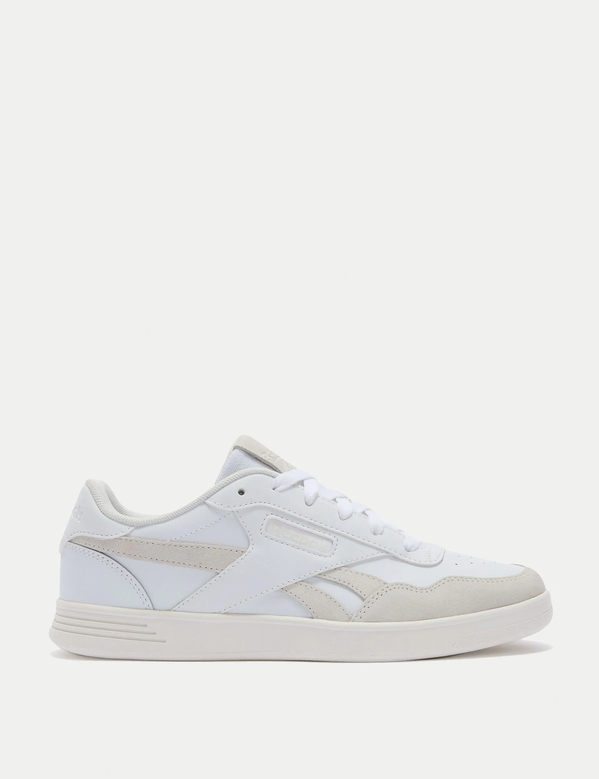 Court Advance Shoes - White/Barely Grey/Chalk Dynamic Upper Weave traction - grip - feature shoes