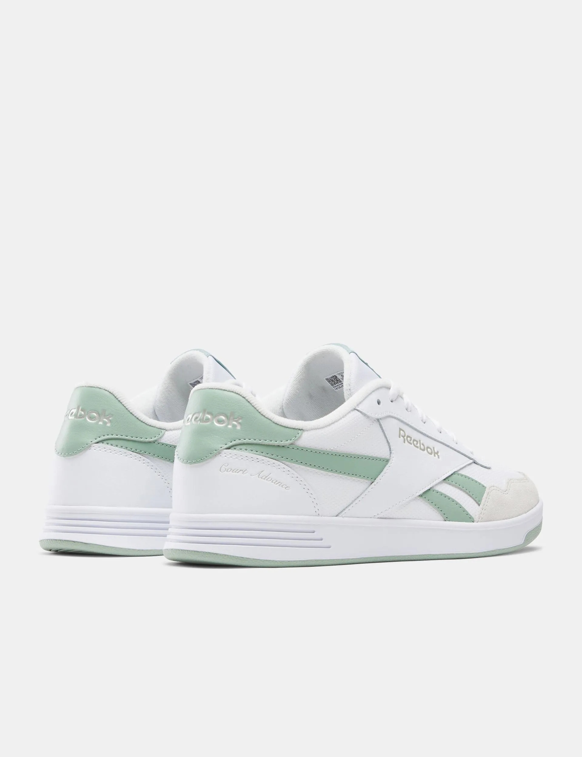 Airflow System Court Advance Shoes - White/Hybrid Green/Barely Grey