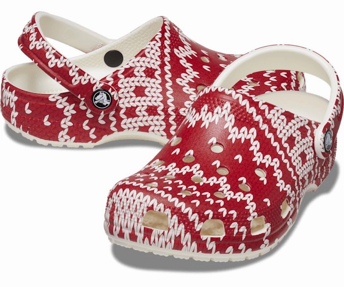 Crocs Unisex Classic Holiday Sweater Clog - Multi Simple Wear