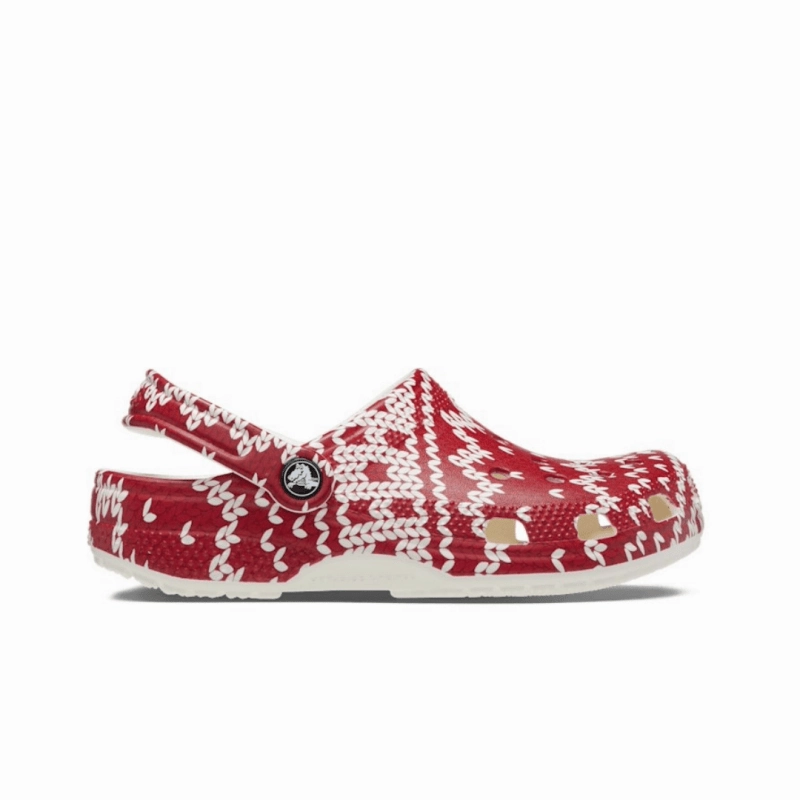 Late Breeze Crocs Unisex Classic Holiday Sweater Clog - Multi