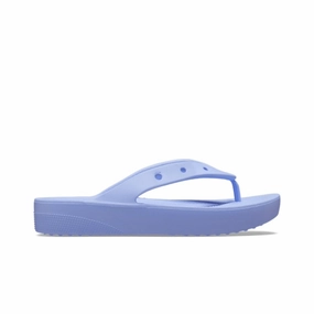 Group Mood Active Style Crocs Women's Classic Platform Flip - Moon Jelly