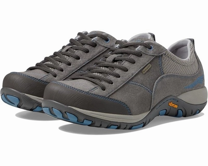 Dansko Women's Paisley - Grey/Blue Suede Star Mood Walk Mood