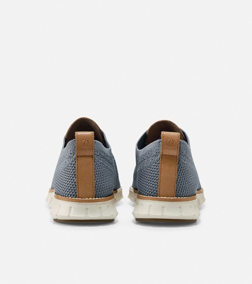 Cole Haan Men's Zerogrand Wingtip C24944 - Ironstone Stitchlite/Ivory Model Edge DoubleLayered