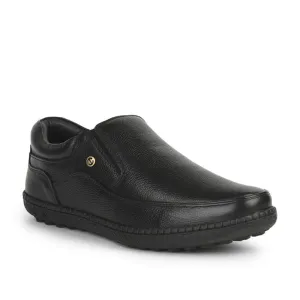 Healers Formal (Black) Non lacing Shoes For Men ER-38 By Liberty Soft Leather aerobic dancers' shoes