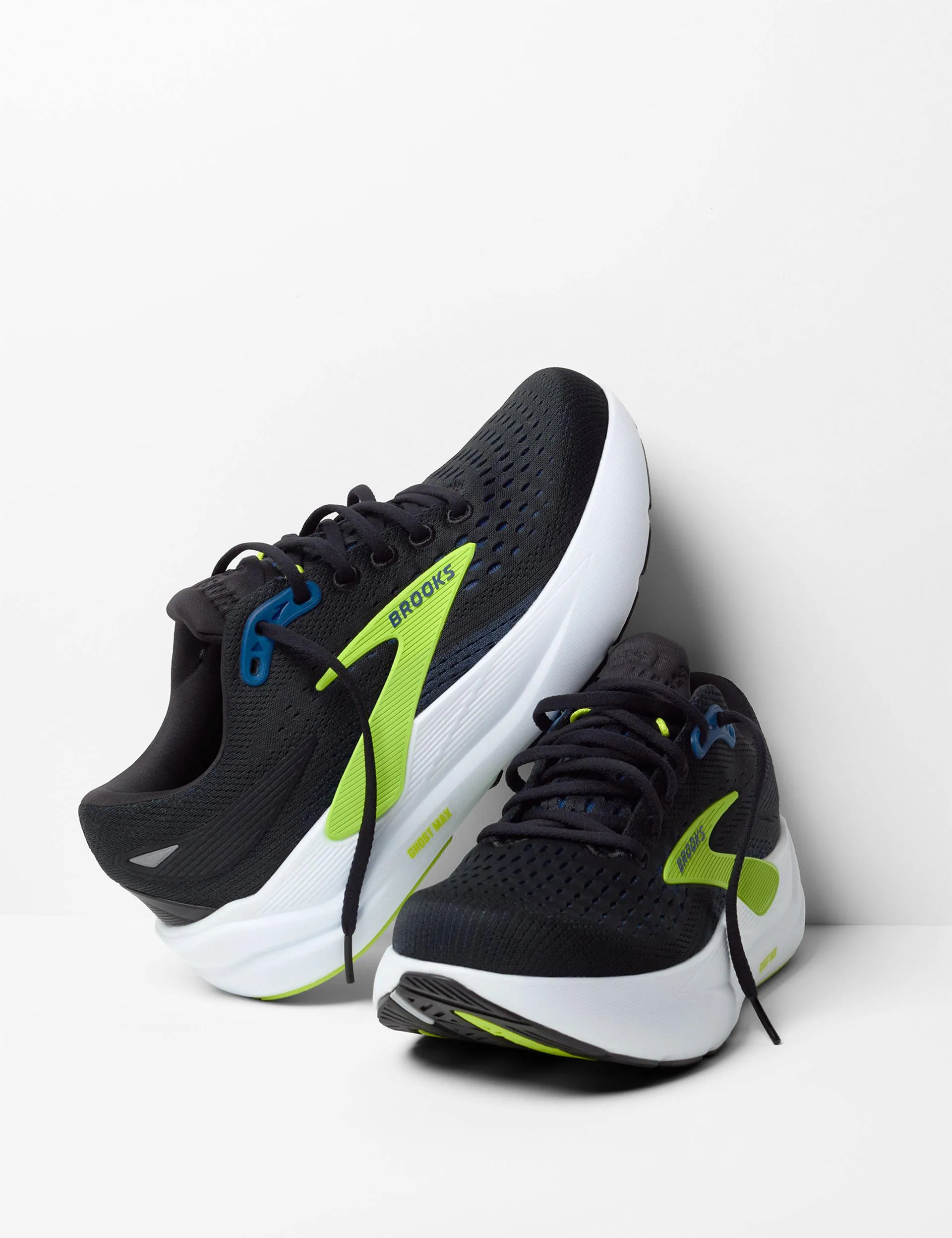 Air Cushion cool - down Ghost Max 3 - Black/Navy/Acid Lime