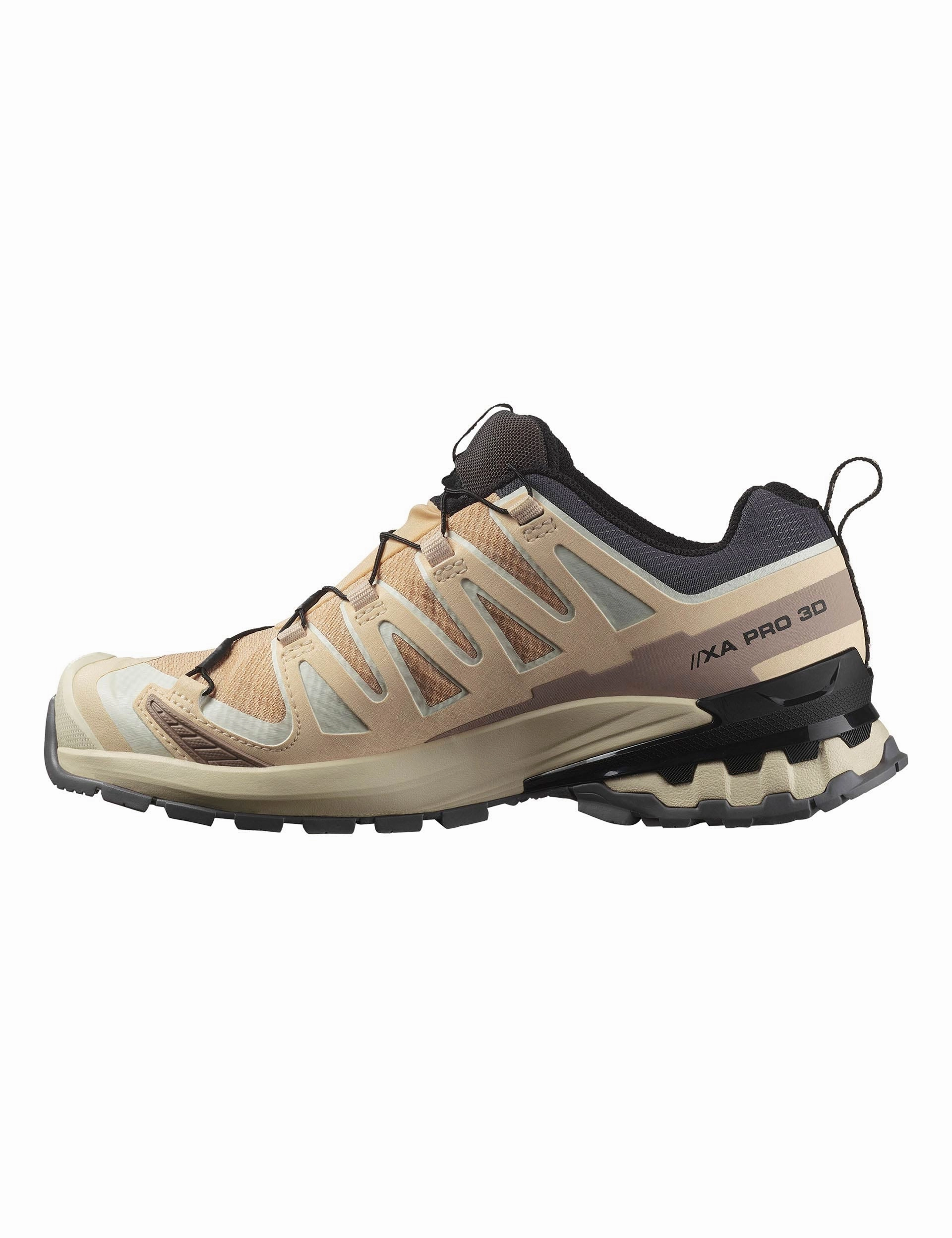 XA Pro 3D V9 Gore-Tex - Hazelnut/Tender Peach/Black Reinforced Cage tight - fitting running shoes