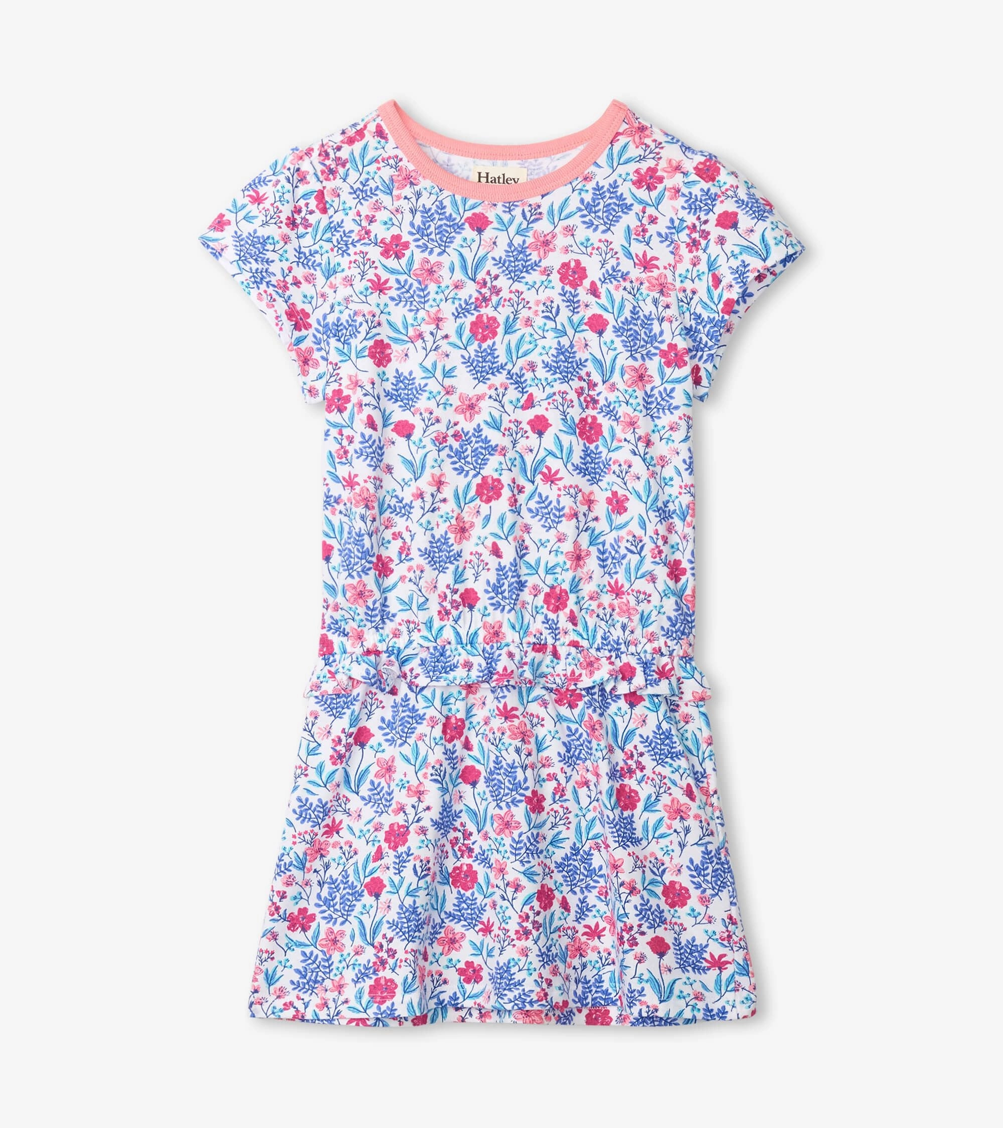 Sleepwear for kids Stretchable kids' wear Hatley Ruffle Waist Dress - Wild Flowers