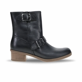 Dansko Women's Delphine - Black Waterproof Burnished CompactPackaging ThermalRegulation