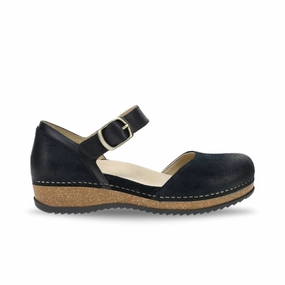 Relax Mode Dansko Women's Mae - Black Burnished Suede