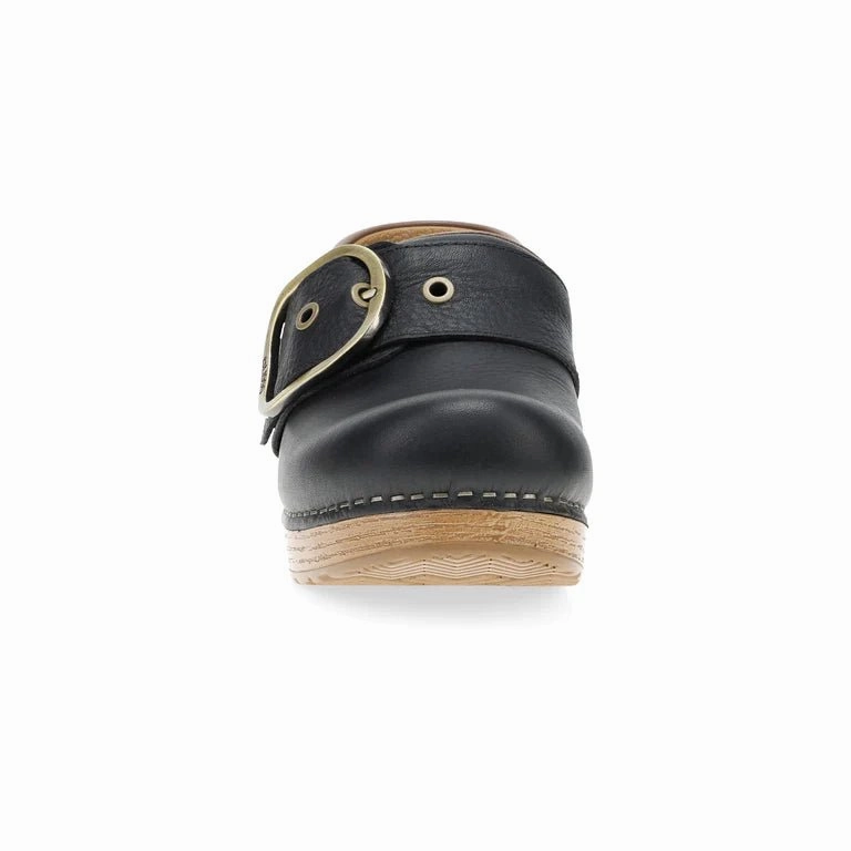 Dansko Women's Pearson - Black Tumbled Translucent Soul SmoothFinish