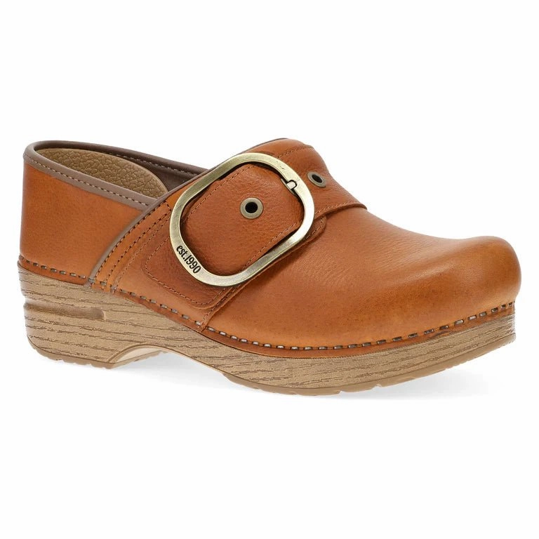 Dansko Women's Pearson - Tan Tumbled Permanent Crease Epic Core