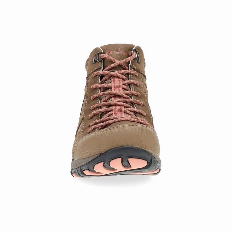 Dansko Women's Perrin - Morel Milled Nubuck TaglessNeckline Elegant Layer