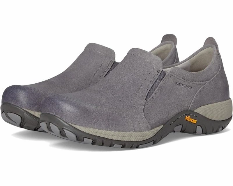 BiasCut Trims Dansko Women's Pippy - Grey Waterproof Burnished Suede