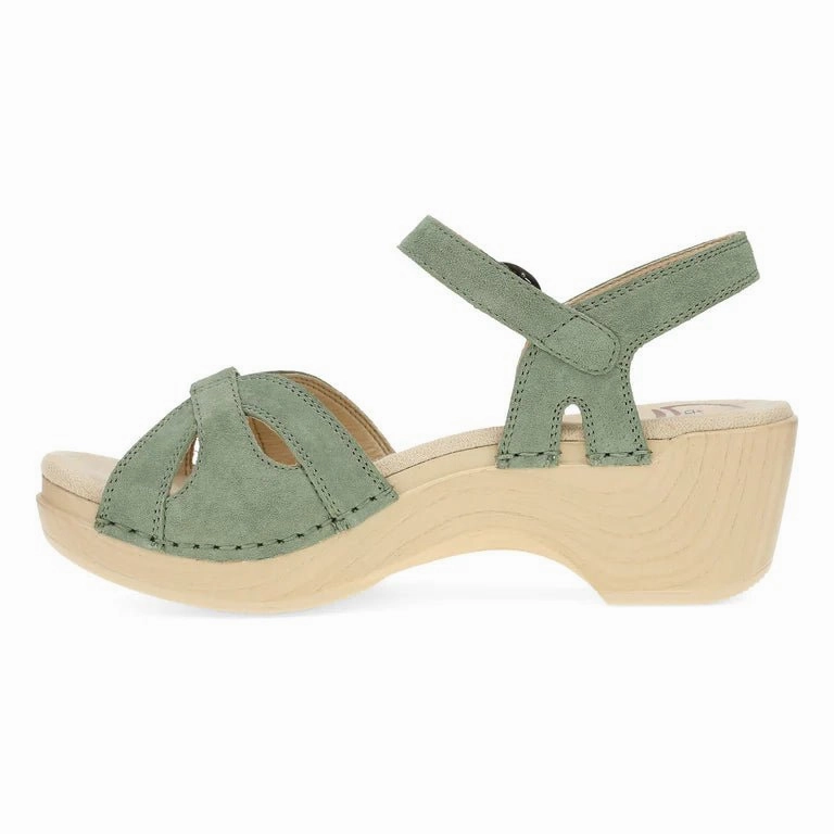 Dansko Women's Season - Sage Suede Modern Sneakers Elite Core