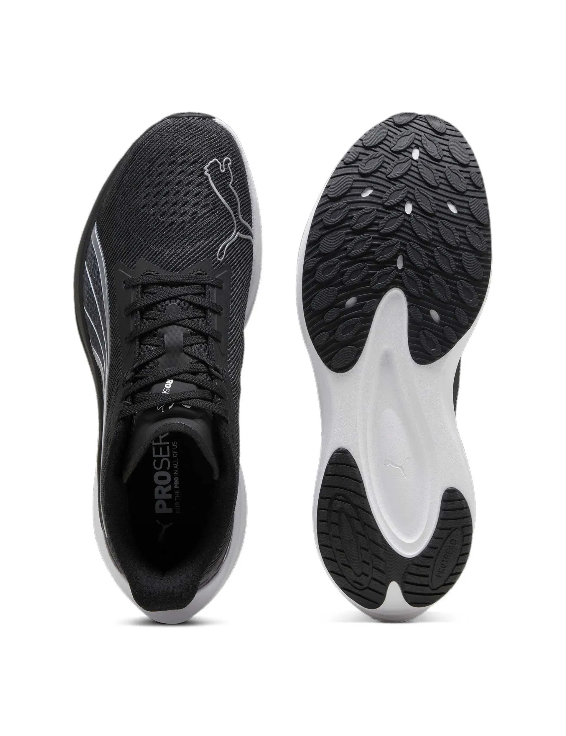 Ultra Breathable Darter Pro Running Shoes - Black/White