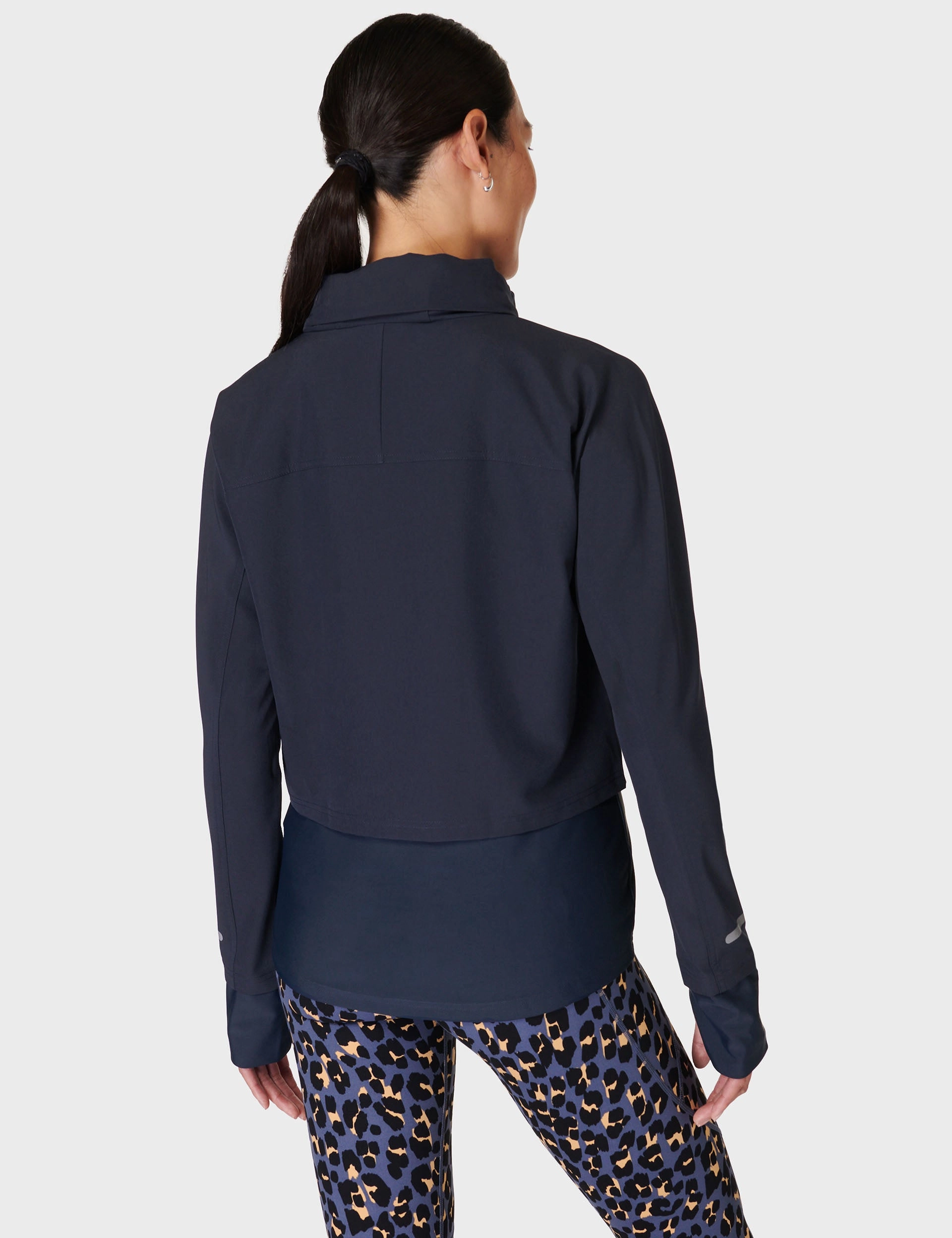 Fast Track Running Jacket - Navy Blue QuickDrying Material