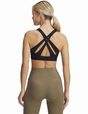 Body Adaptive Fabric Infinity High Strappy Sports Bra - Black