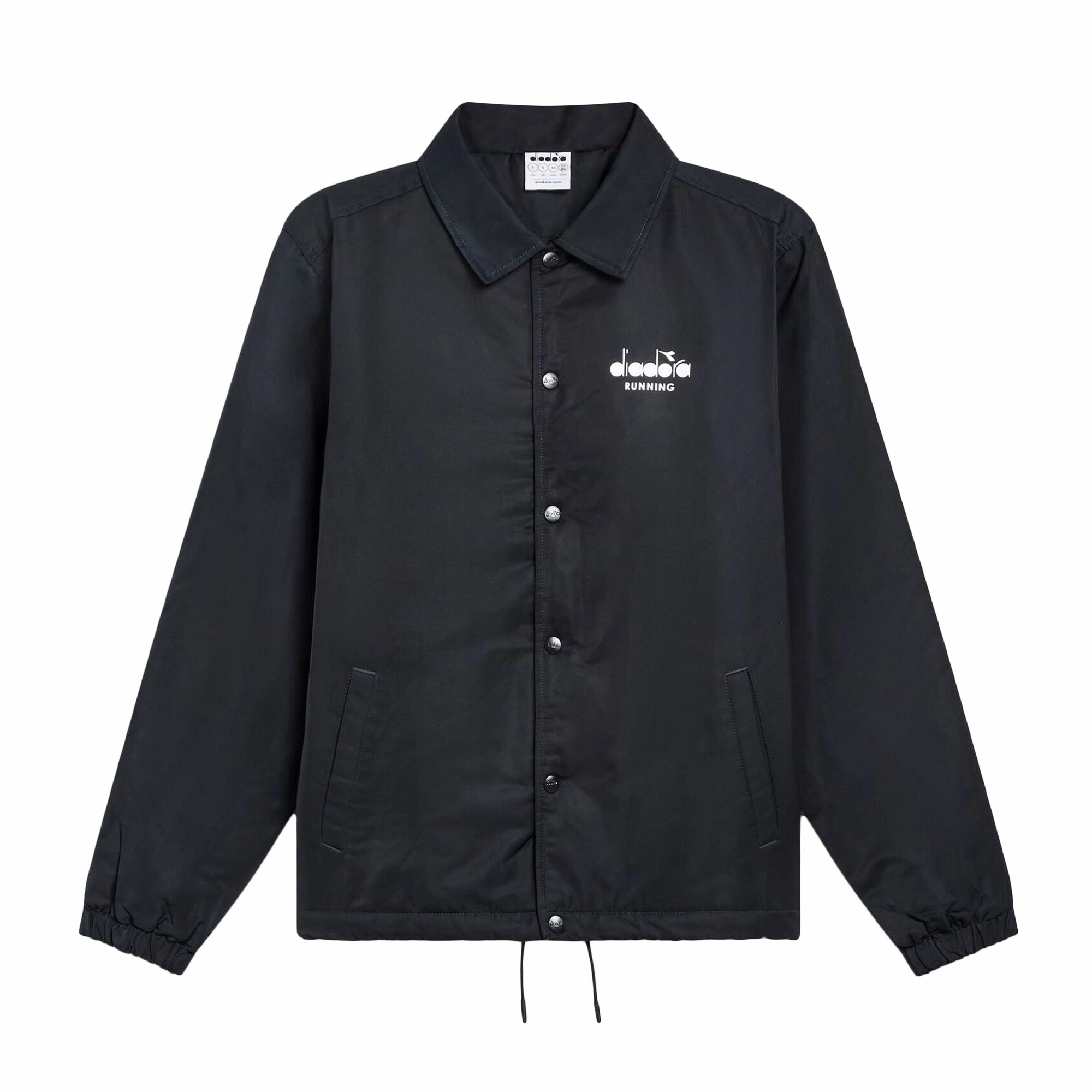 Diadora Jacket Coach Sqdc 'Black' Office Mood Cozy Sweatshirt