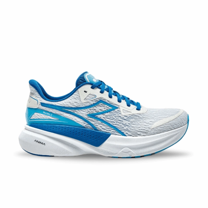 Padded Fit Diadora Men's Nucleo 2 - White/French Blue/Aquarius