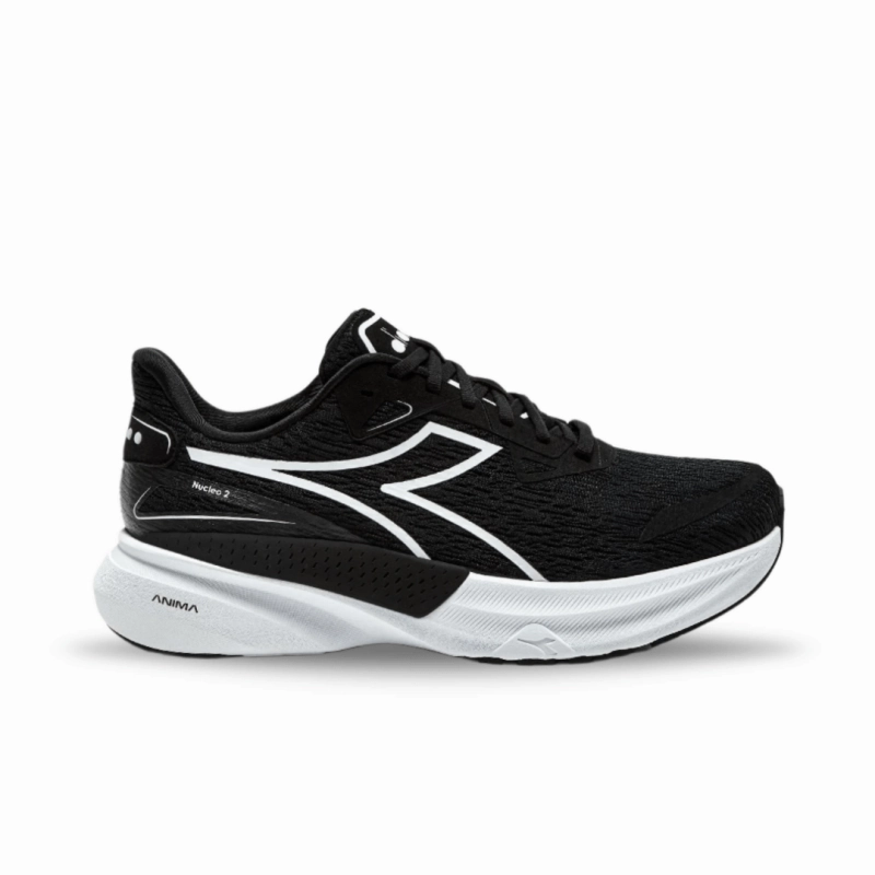 Diadora Women's Nucleo 2 - Black/White least flexible Fitted Traction