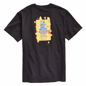 Dickies x Estevan Oriol Heavy Crew T-Shirt 'Black' Pastel color Slim Style
