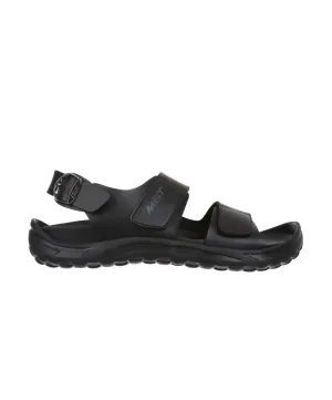 running in a mangrove area shoes MBT Nagano Black/Black Mens Recovery Sandals