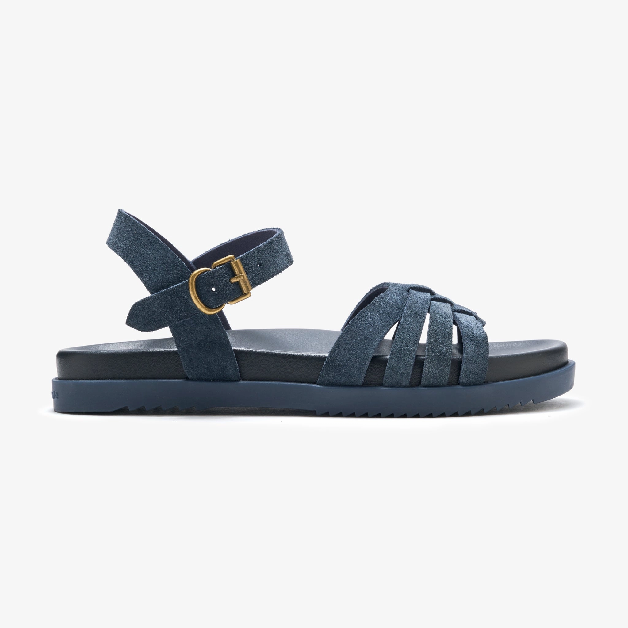 Bonjour Marshmallow Sandals - Navy marathon shoes seamless - transition