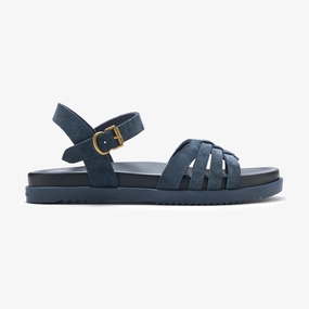 Bonjour Marshmallow Sandals - Navy marathon shoes seamless - transition