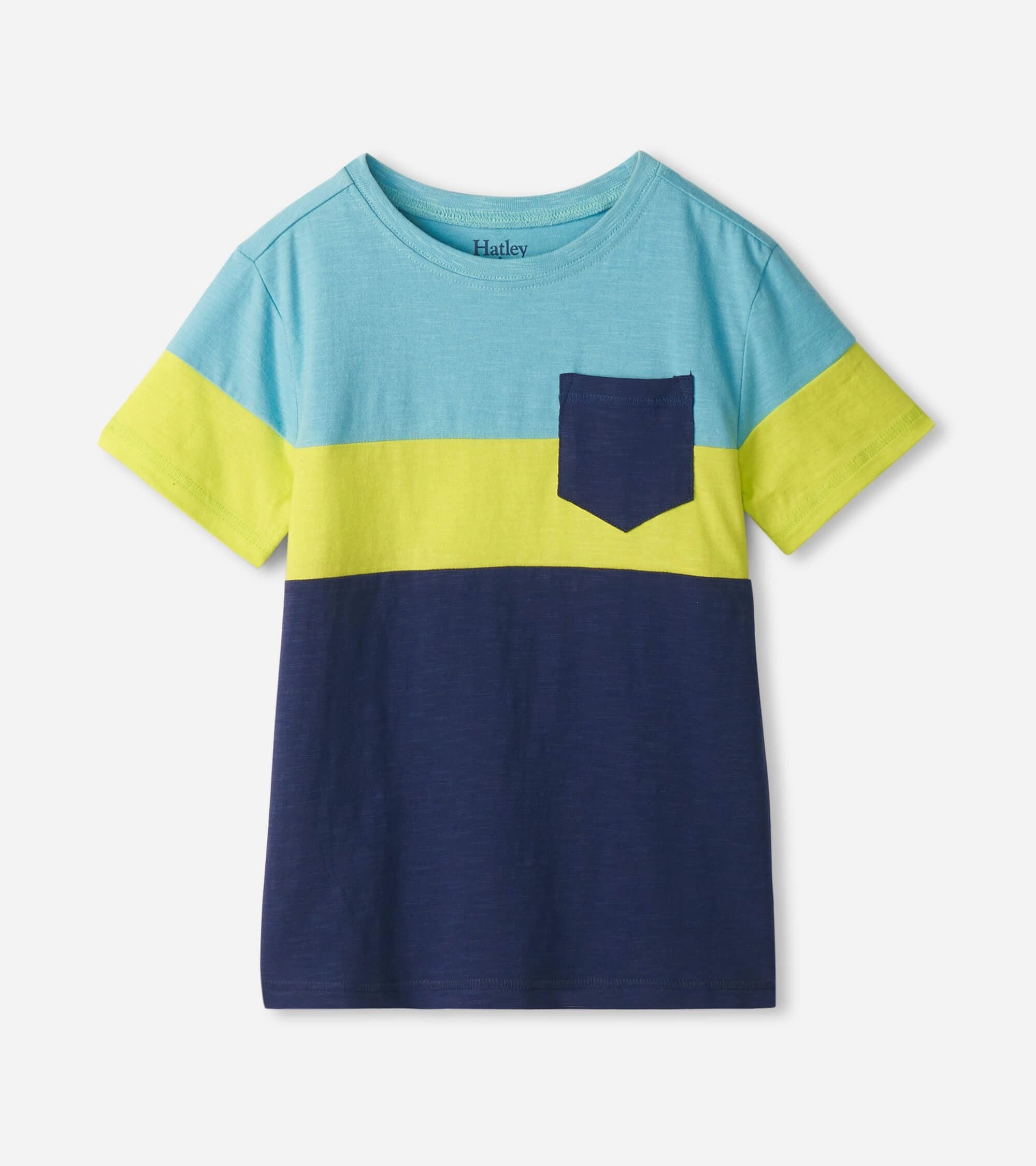 Hatley Tee - Stillwater Panel Patterned kids' wear