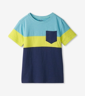 Silk like kids' wear machine - washable Hatley Tee - Stillwater Panel