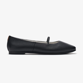Shock Absorption Design Travel Flats - Black