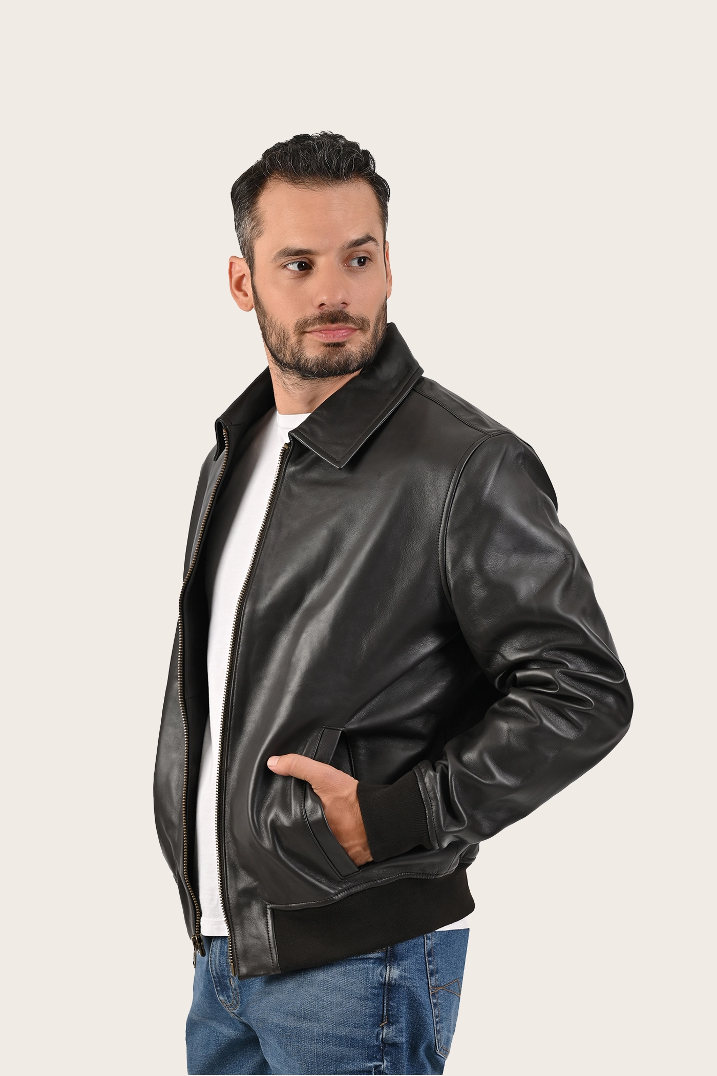 Casual Weekend Boutique Style Dusty Trucker Jacket Fresh rugged