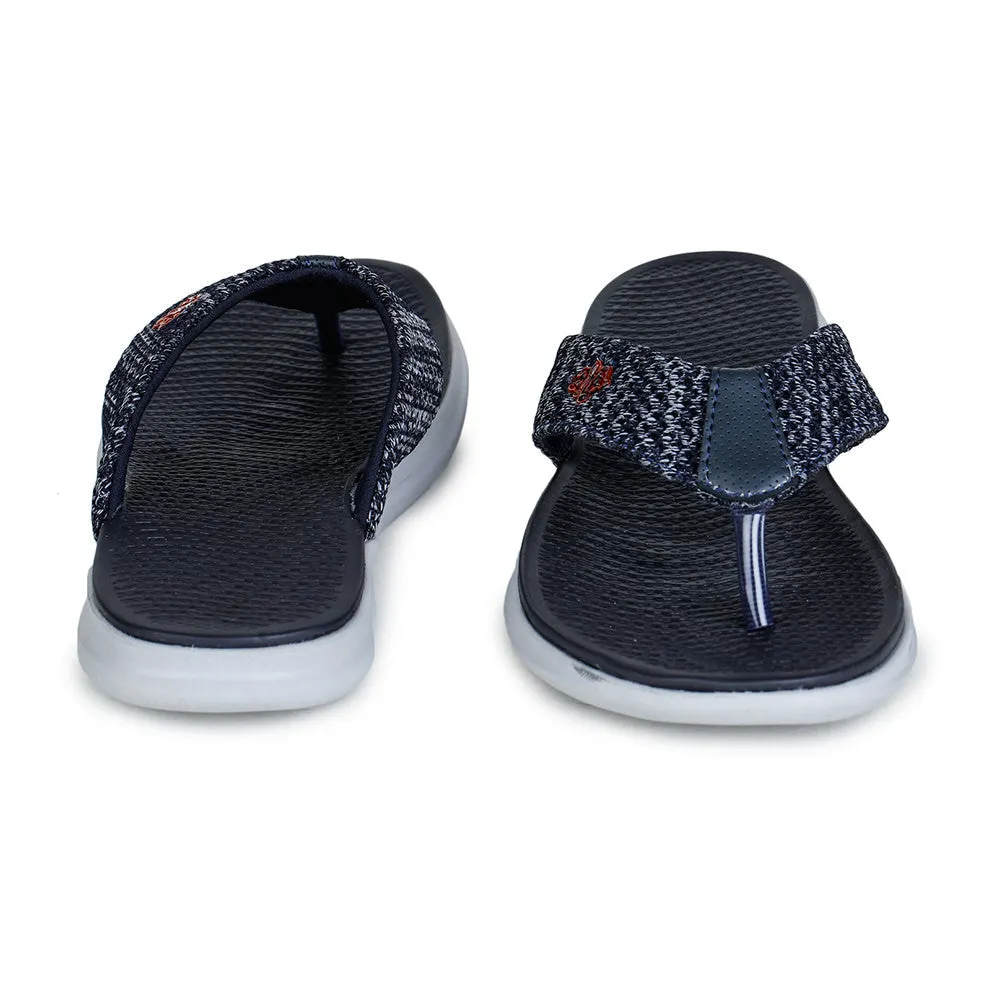 mesh construction A-HA Casual Navy Blue Flip Flop For Women KIARA-1 By Liberty