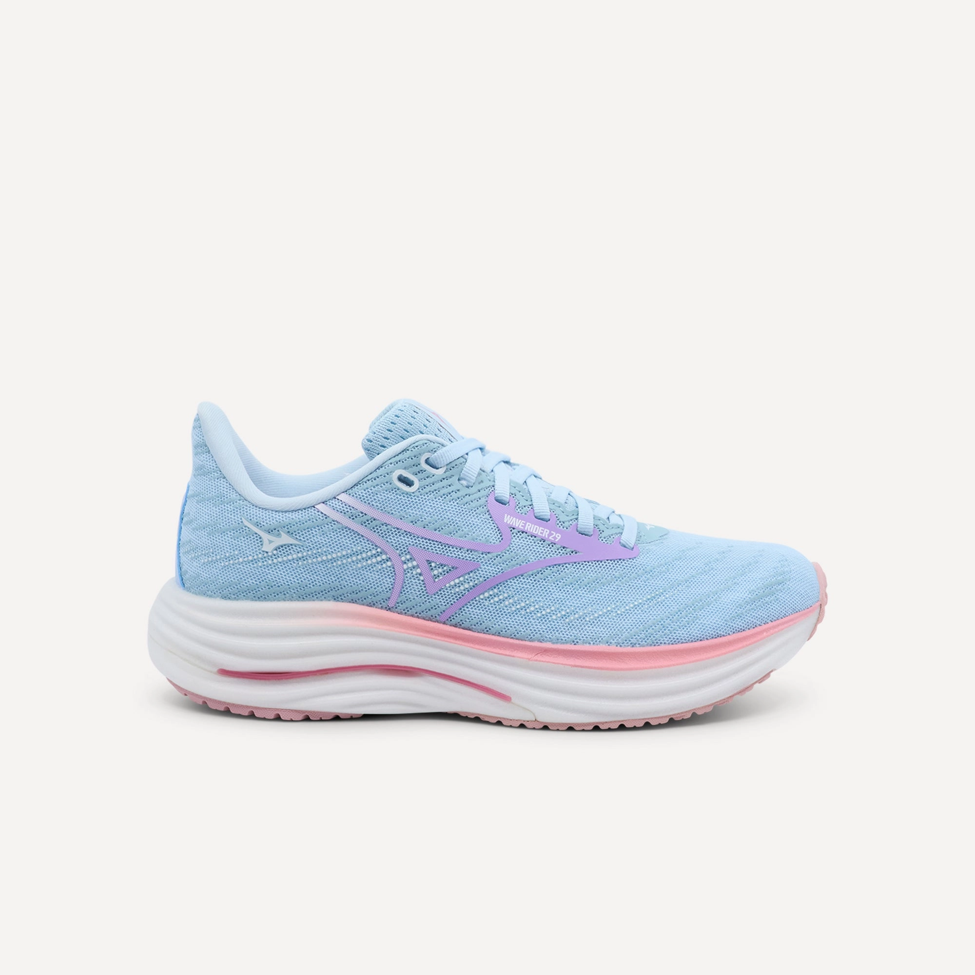 triple - density sole shoes Mizuno Wave Rider 29 Nantucket Breeze / Orchid Petal Womens