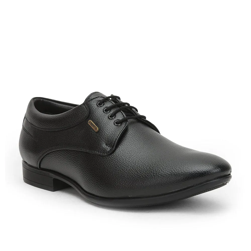 Fortune (Black) Formal Lace Up Derby Shoes For Men HOL-110 By Liberty Ventilated Upper Material