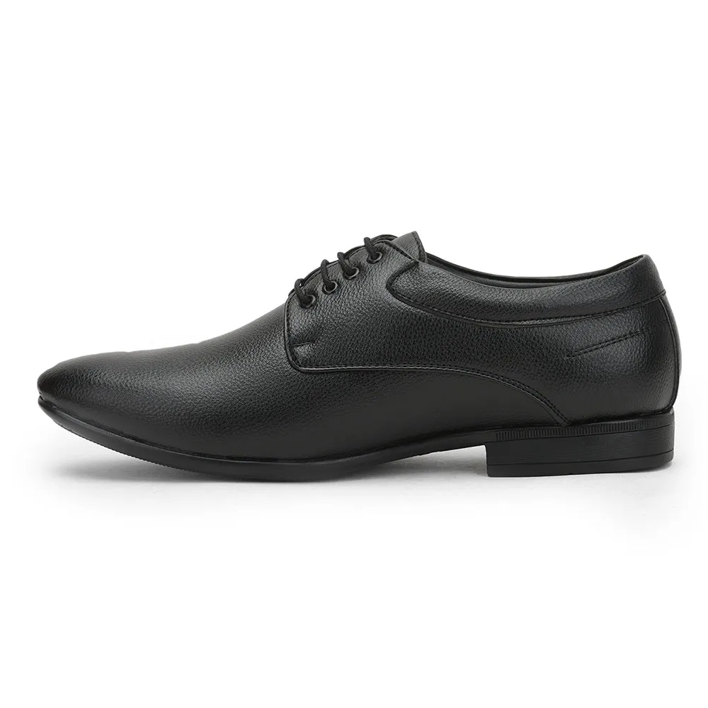 Fortune (Black) Formal Lace Up Derby Shoes For Men HOL-110 By Liberty Agile Fit Midsole Comfort