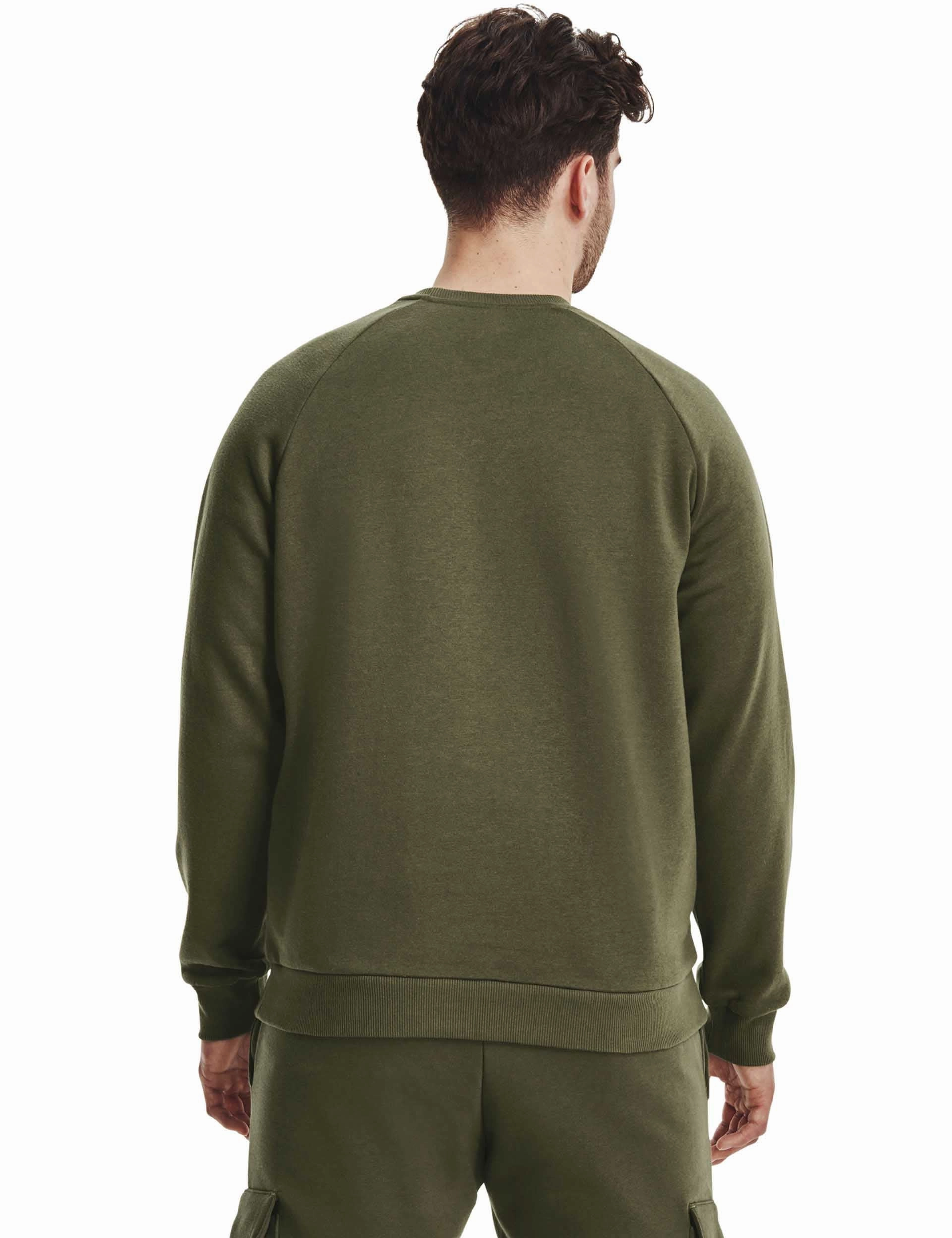 DoubleLayered Collar Rival Fleece Crew - Marine OD Green