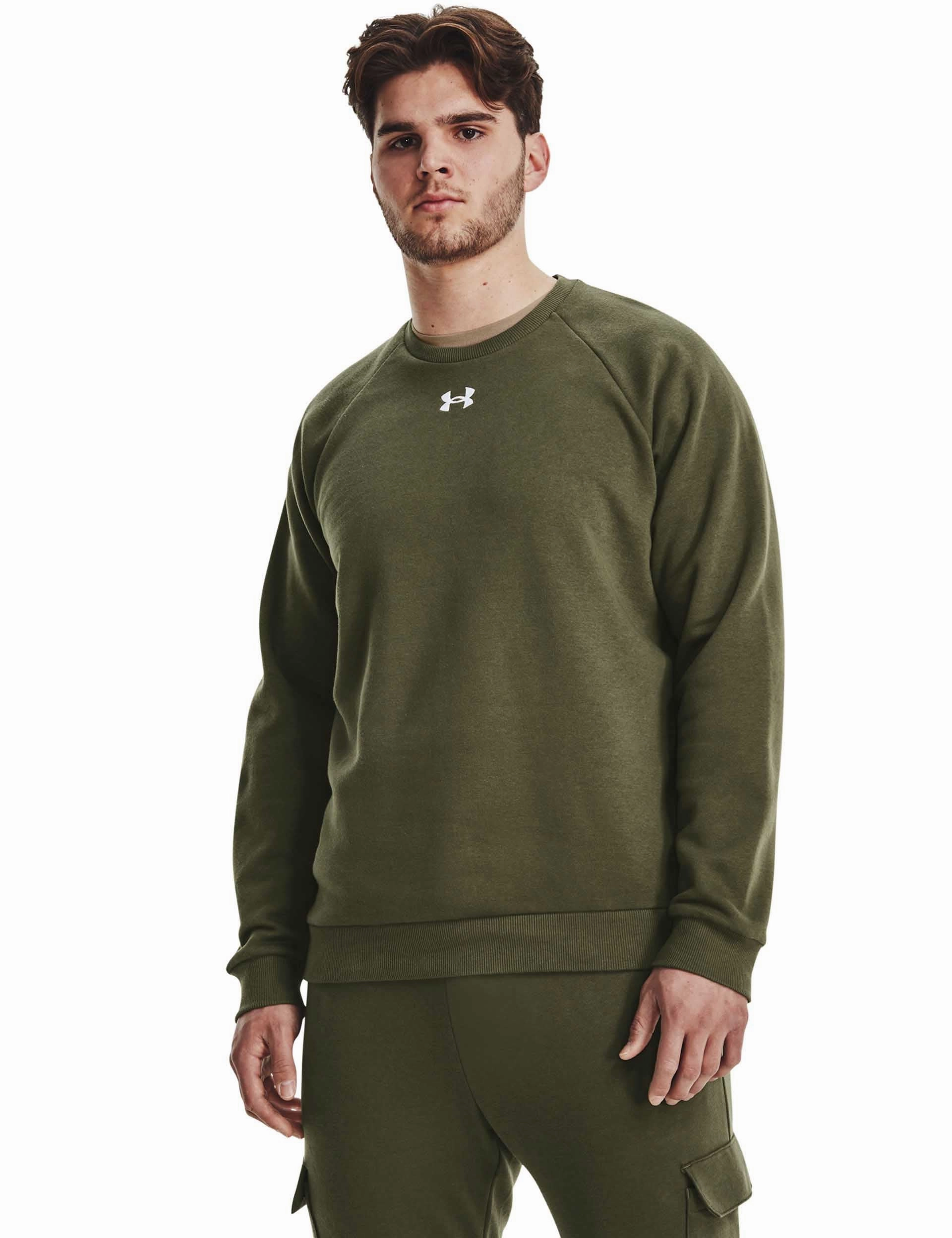 Rival Fleece Crew - Marine OD Green Pure Core