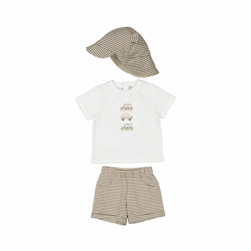 Mayoral 3pc set with Hat - Canvas Party - Wear