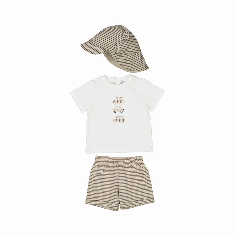 Fall School uniform items for kids Mayoral 3pc set with Hat - Canvas