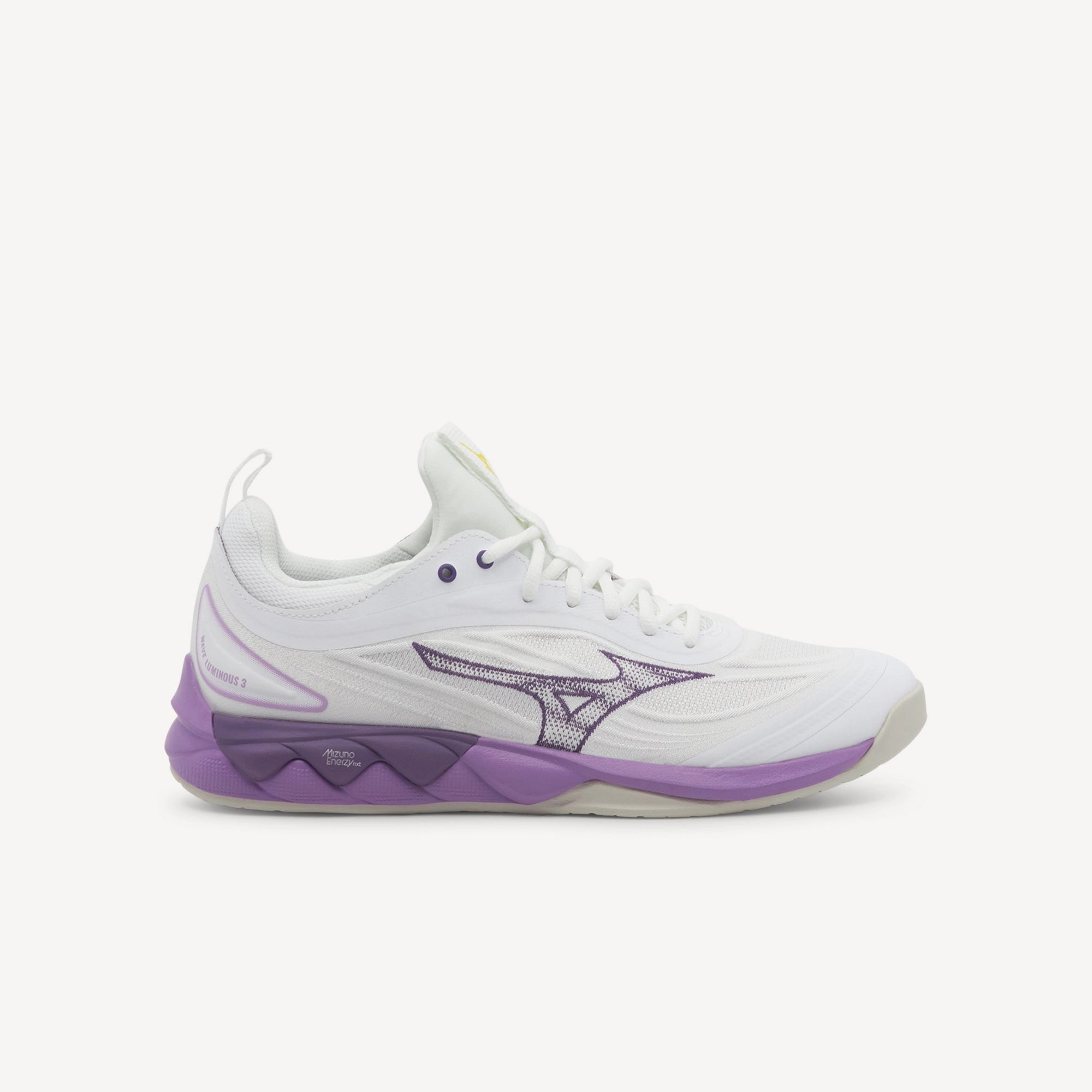Anti-fungal running in a fun run Mizuno Wave Luminous 3 NB White / Patrician Purple / Quince Womens