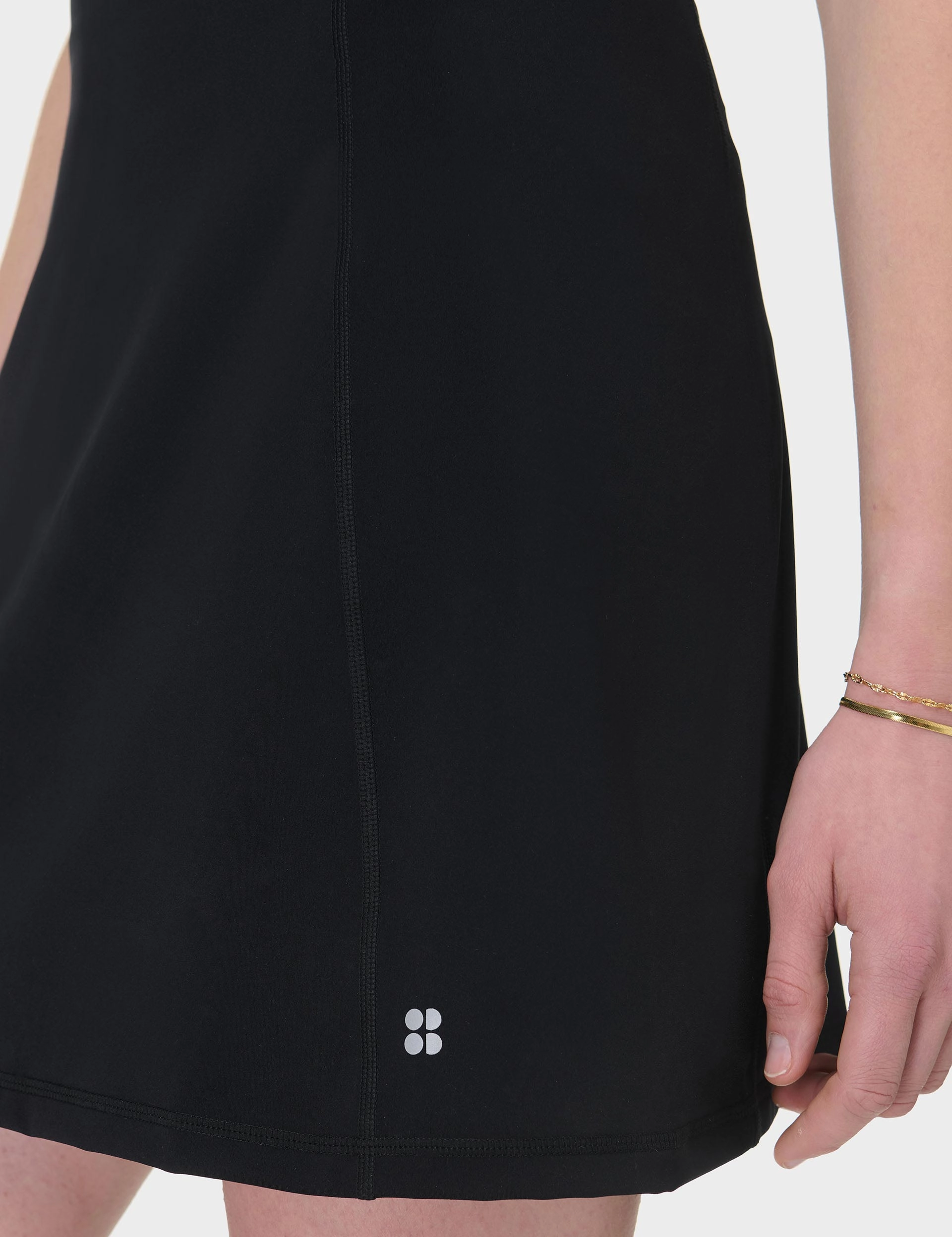 Power Workout Dress - Black Soft Pullover