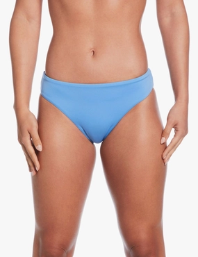 Late Breeze Effortless Essential Hipster Bikini Bottom - University Blue
